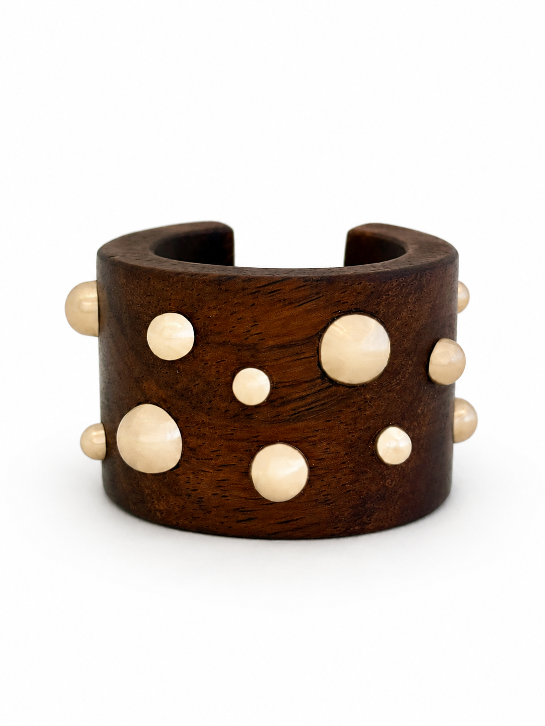 Bubbles Wood Cuff